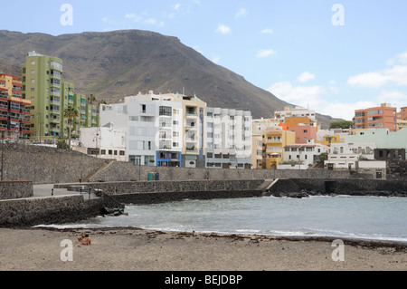 Plage de Bajamar, île des Canaries Tenerife, Espagne Banque D'Images
