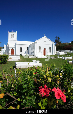 L'église, les Bermudes, l'océan Atlantique, l'Amérique centrale Banque D'Images