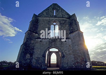 Abbaye des Chateliers, île de Rhï", France, Europe Banque D'Images