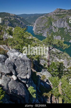 Au-dessus du lac Donnell, Sonora Pass, Tuolumne County, Californie Banque D'Images