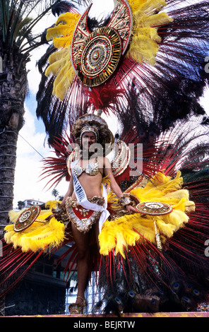 Défilé de carnaval à Santa Cruz, l'île de Tenerife, Canaries, Espagne, Europe Banque D'Images