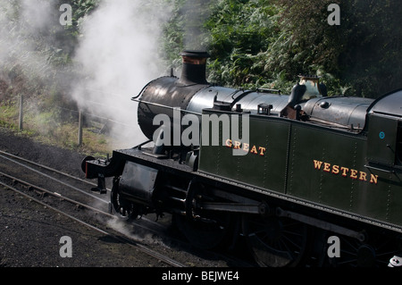 Great Western locomotive à vapeur à Severn Valley Railway Bridgnorth Shropshire Banque D'Images