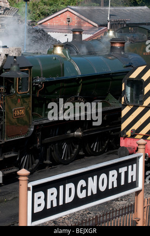 Locomotives à vapeur à Severn Valley Railway Bridgnorth Shropshire Banque D'Images