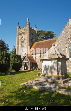 Eglise St Mary the Virgin en Hambleden Village près de Henley, Oxfordshire, UK Banque D'Images