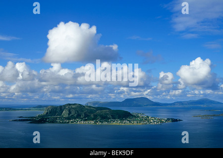 L'Île Giske près de Alesund, More og Romsdal (Norvège) Banque D'Images