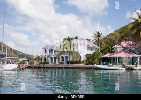 Marché du port à Soper's Hole, BVI Banque D'Images