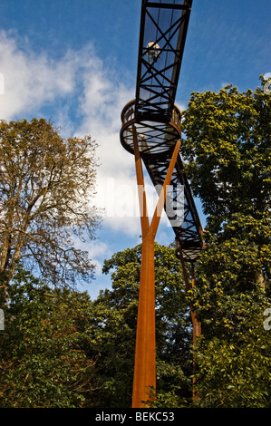 La Passerelle Xstrata Treetop, Kew Gardens, Londres. Banque D'Images