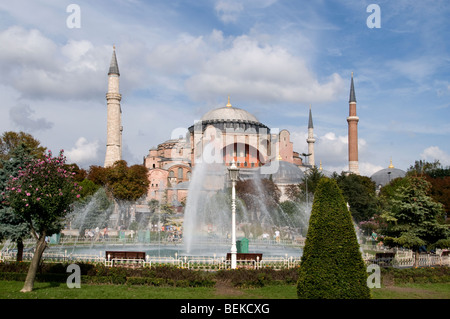 La mosquée Sainte-Sophie Sainte-sophie Istanbul Turquie Banque D'Images