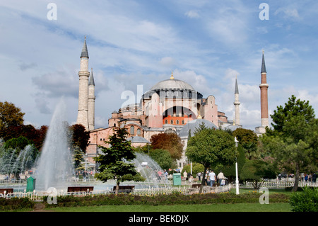 La mosquée Sainte-Sophie Sainte-sophie Istanbul Turquie Banque D'Images