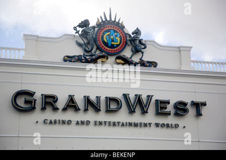 Logo Casino Grand West - Cape Town Banque D'Images