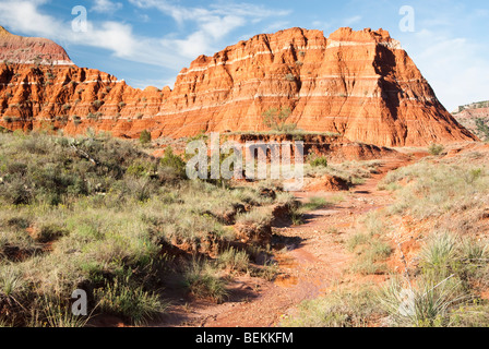 Formations de grès à Palo Duro Canyon State Park, au Texas. Banque D'Images