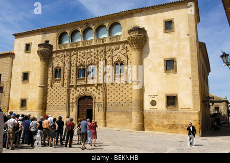 Palais Jabalquinto (16ème siècle), Baeza. Province de Jaén, Andalousie, Espagne Banque D'Images