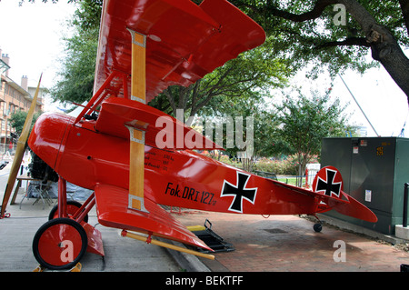 Fokker DR 1 Allemand WWI Fighter Triplane Banque D'Images