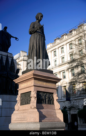 Statue de Florence Nightingale Abaisser Regent Street London England UK Capitale Banque D'Images