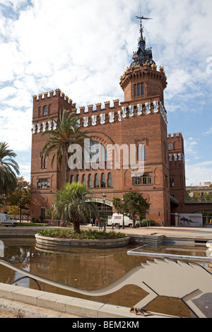 Barcelona Museu de Geologia Parc de la vieille ville de Ciutadella Banque D'Images