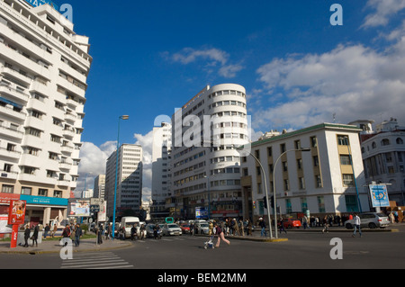 Avenue de l'Armee Royale,Casablanca, Maroc, Afrique Banque D'Images