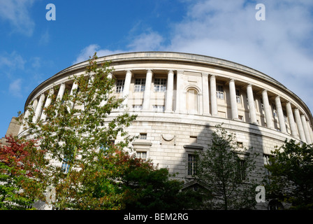 La Bibliothèque centrale de Manchester à St Peter's Square, Manchester, Angleterre, RU Banque D'Images