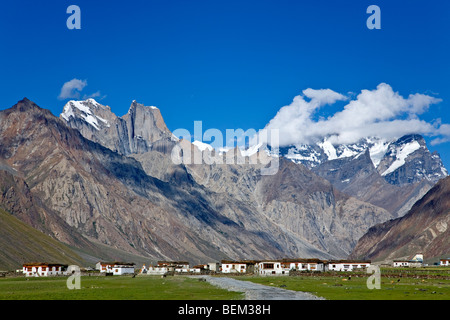 Rangdom village. Zanskar. Himalaya. L'Inde Banque D'Images