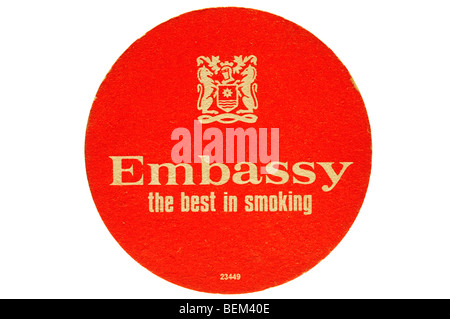 Le meilleur de l'ambassade dans le tabagisme Banque D'Images