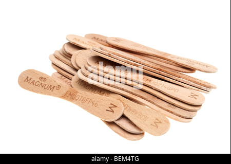 Pile de sucette : 'Magnum' bois Banque D'Images