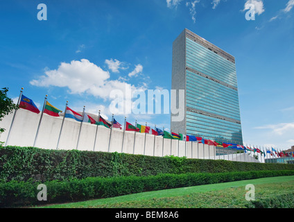 Bâtiment de l'Organisation des Nations Unies Banque D'Images