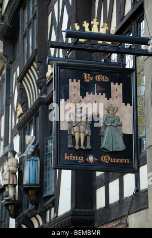 Ye Olde Roi et Reine pub dans Marlborough Place, Brighton, East Sussex, England, UK Banque D'Images