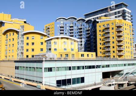 Le centre-ville de Basingstoke Hampshire apartments appartements de logement dans le sud de l'Angleterre UK Banque D'Images