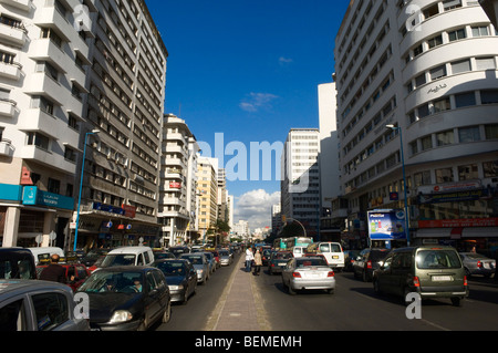 Avenue de l'Armee Royale,Casablanca, Maroc, Afrique Banque D'Images