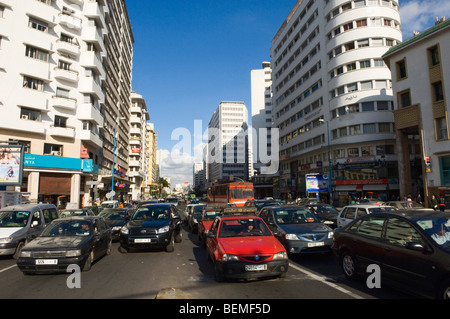 Avenue de l'Armee Royale,Casablanca, Maroc, Afrique Banque D'Images