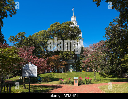 Maryland State House (le State Capitol Building), Annapolis, Maryland, USA Banque D'Images