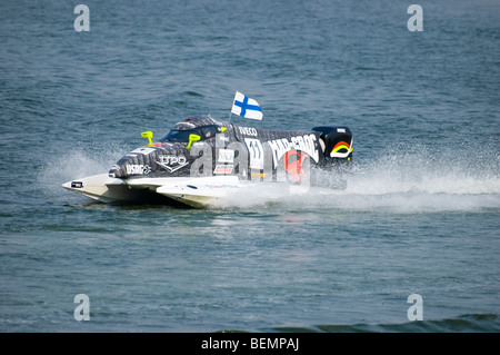 Shenzhen, Chine, 17 octobre 2009, F1 Bateau de championnat, course dans la ville de Shenzhen. Banque D'Images