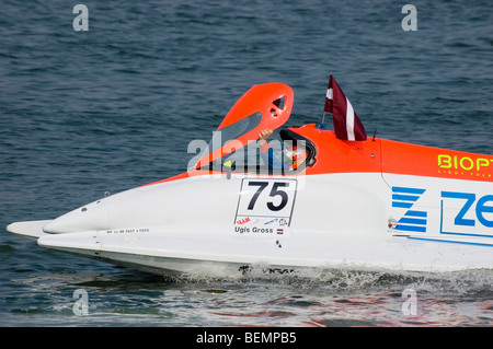 Shenzhen, Chine, 17 octobre 2009, F1 Bateau de championnat, course dans la ville de Shenzhen. Banque D'Images