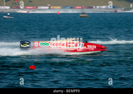 Shenzhen, Chine, 17 octobre 2009, F1 Bateau de championnat, course dans la ville de Shenzhen. Banque D'Images