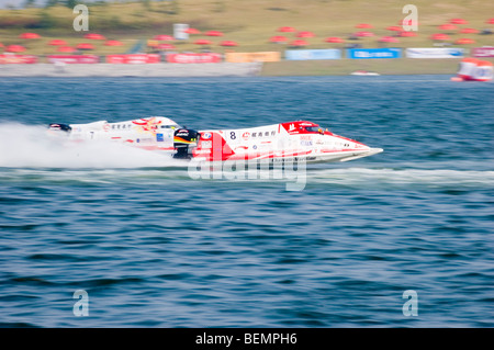 Shenzhen, Chine, 17 octobre 2009, F1 Bateau de championnat, course dans la ville de Shenzhen. Banque D'Images