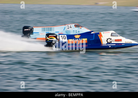 Shenzhen, Chine, 17 octobre 2009, F1 Bateau de championnat, course dans la ville de Shenzhen. Banque D'Images