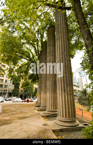 La Plymouth Seattle piliers Park Banque D'Images