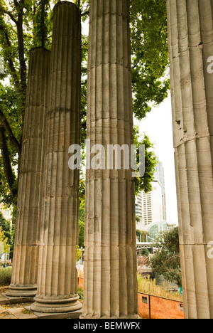 La Plymouth Seattle piliers Park Banque D'Images