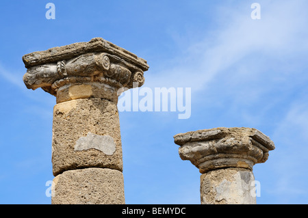 Ruines romaines de Baelo Claudia TARIFA Tarifa Andalousie site archéologique Bolonia Espagne Banque D'Images