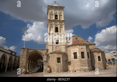 L'église St Lazare avec beffroi république de Chypre larnaca europe Banque D'Images