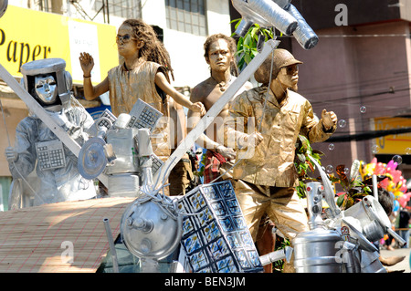 Kagay-un festival, Cagayan de Oro Mindanao aux Philippines Banque D'Images