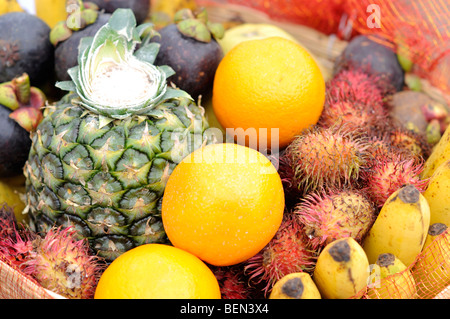 Fruits Cagayan de Oro Mindanao aux Philippines Banque D'Images