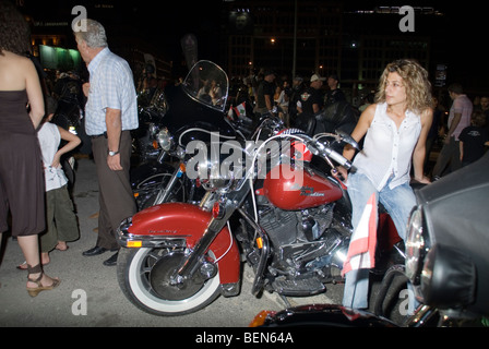 Groupe de propriétaires de Harley Davidson Beyrouth Liban Banque D'Images