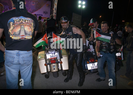 Groupe de propriétaires de Harley Davidson Beyrouth Liban Banque D'Images