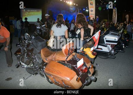 Groupe de propriétaires de Harley Davidson Beyrouth Liban Banque D'Images