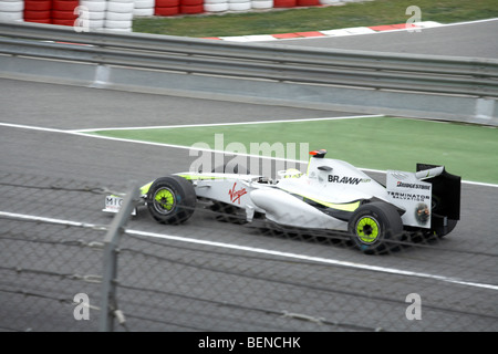 Jenson Button de Brawn GP gagne au Circuit de Catalunya Grand Prix 2009 Banque D'Images