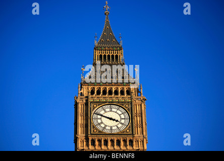 Horloge Big Ben St Stephen's Tower Édifices du Parlement Westminster London City England UK Banque D'Images