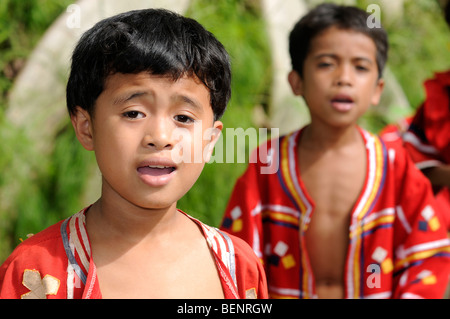 Cugman malasag eco tourism village Cagayan de Oro Mindanao aux Philippines Banque D'Images