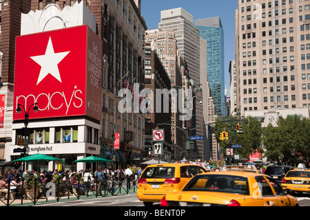 Herald Square à New York City Banque D'Images