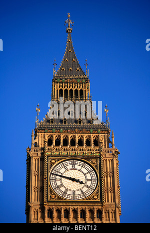 Horloge Big Ben St Stephen's Tower Édifices du Parlement Westminster London City England UK Banque D'Images