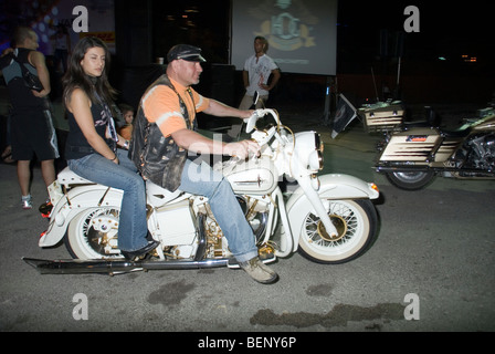 Groupe de propriétaires de Harley Davidson Beyrouth Liban Banque D'Images